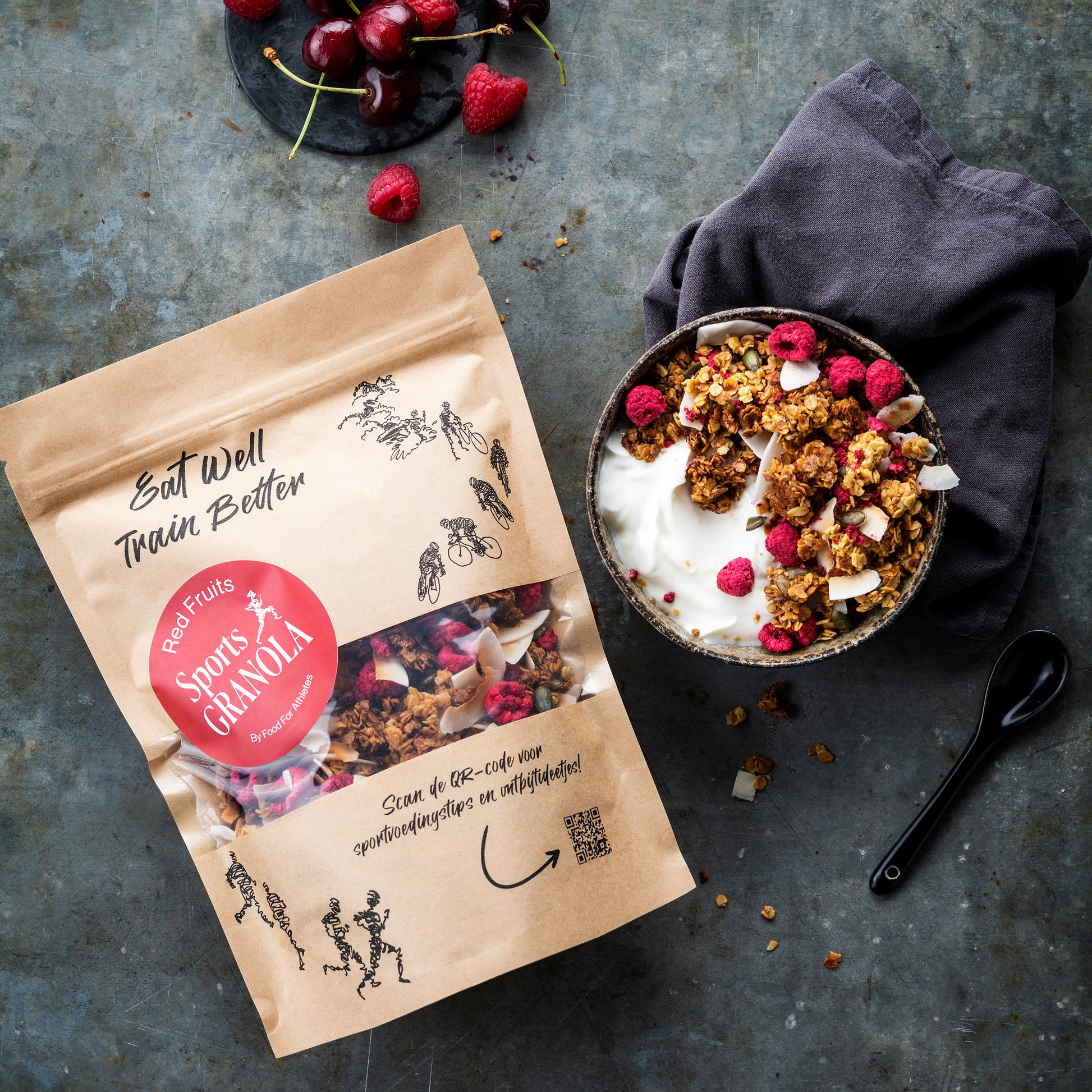Sports Granola Red Fruits